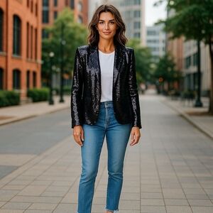 BARILA SEQUIN BLAZER